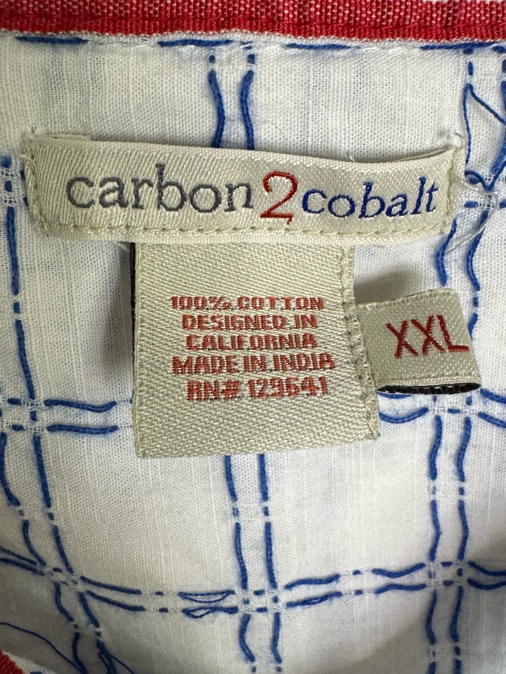 Carbon2Cobalt Bundle of 2 Casual Button Down shirts mens size XXL - Picture 8 of 12
